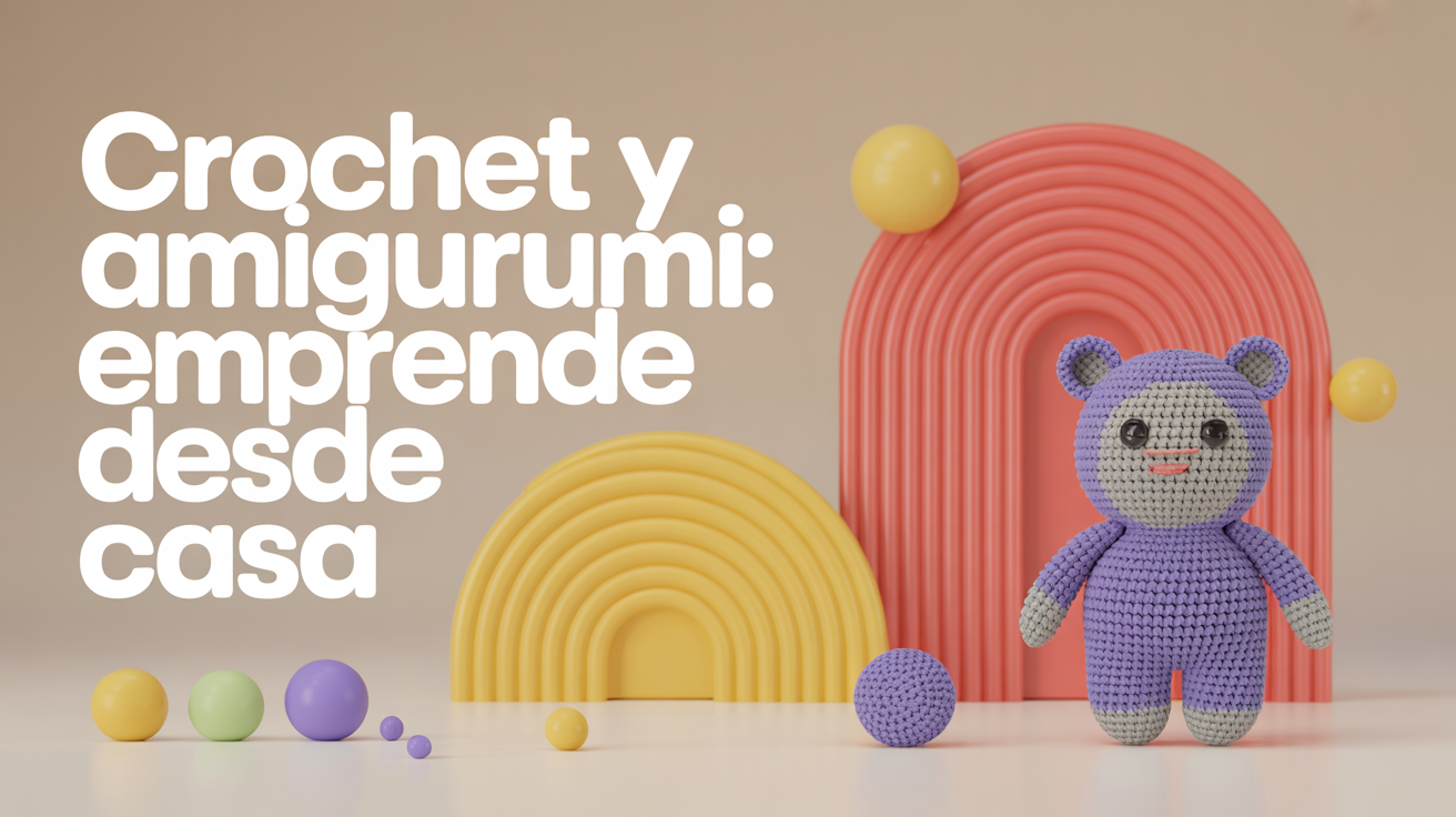 Imagen de concepto para Crochet y Amigurumi: emprende desde casa