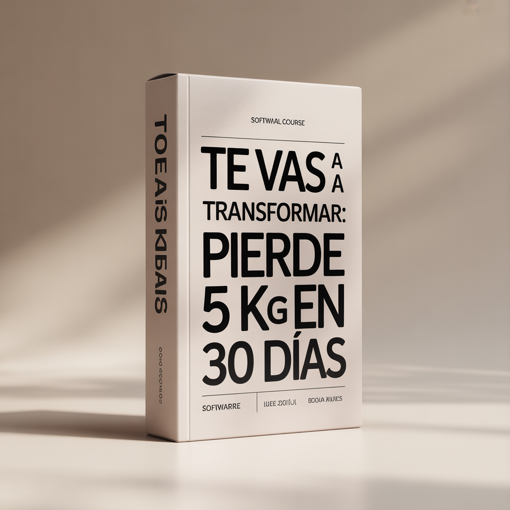 Imagen del producto Te vas a transformar: pierde 5 Kg en 30 días